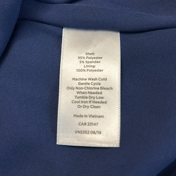 Talbots 3/4 sleeve Navy Anchor Dress - Picture 7 of 7